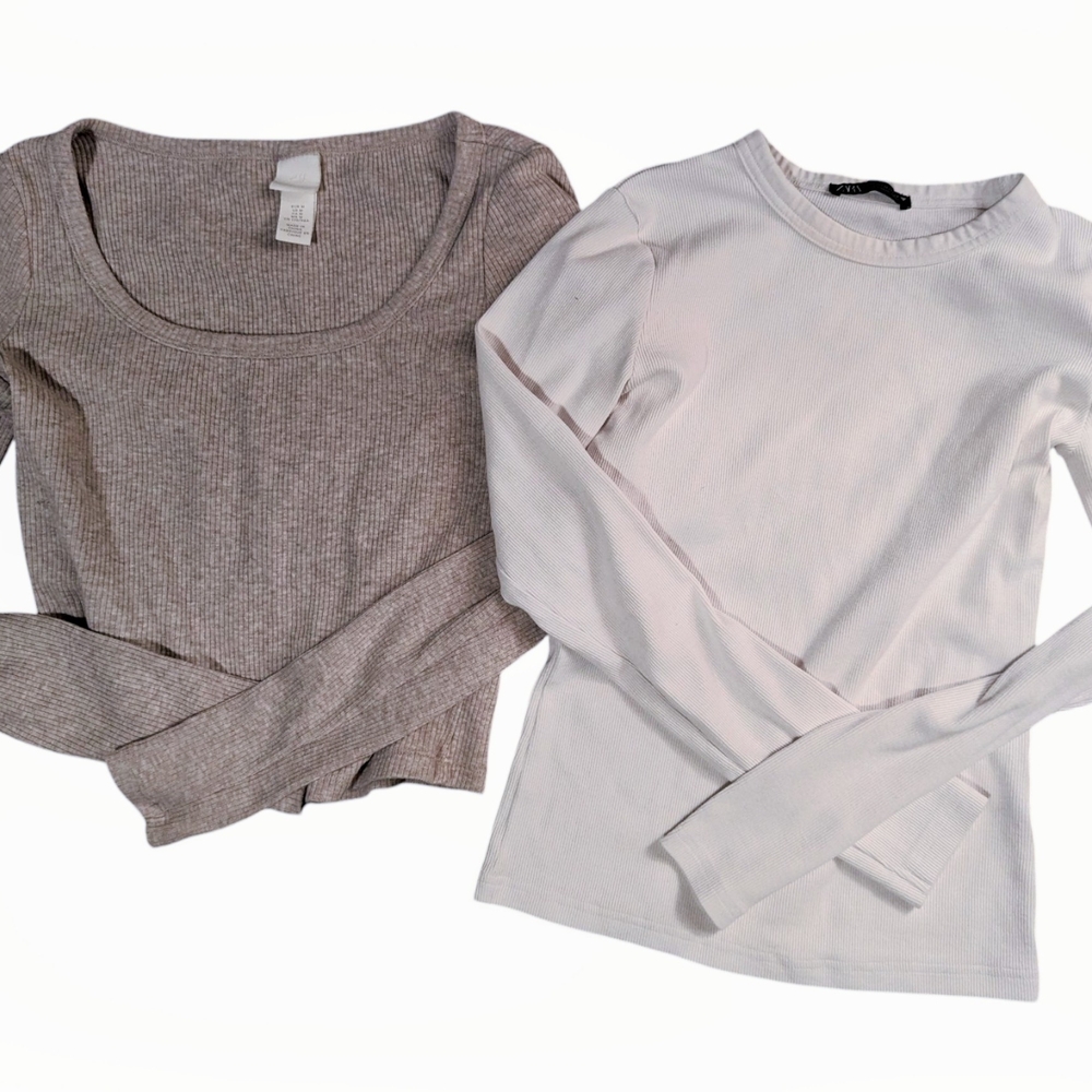 Womens Form Fitted Tops H&M & Zara